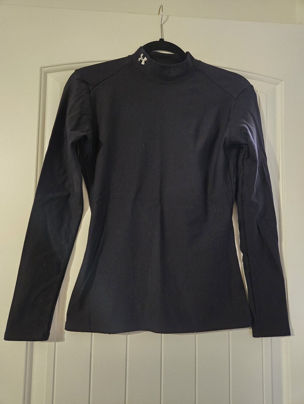 Under Armour Women’s Black Mock Neck Long Sleeve Top